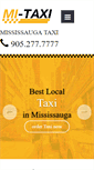 Mobile Screenshot of mississaugataxi.com